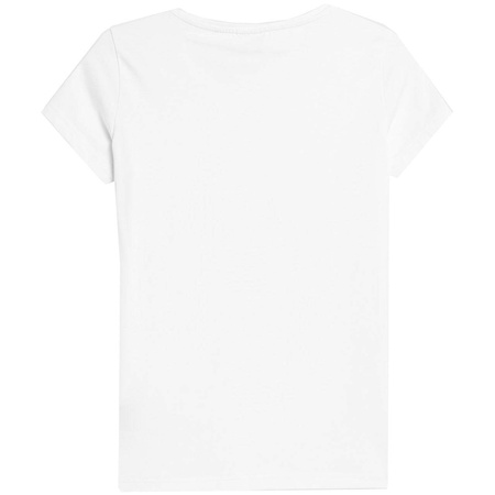 Koszulka Damska 4F biała 4FAW23TTSHF0906