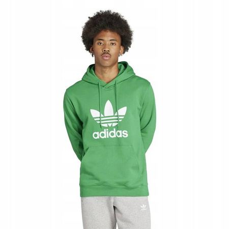 Bluza męska adidas z kapturem zielona IM9403 ADICOLOR CLASSICS TREFOIL