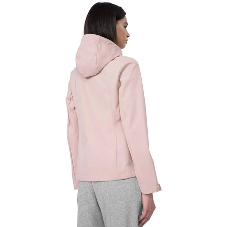 Softshell Damski Kurtka 4F H4L22-SFD001 jasny róż