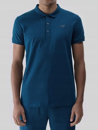 Koszulka męska polo 4F 4FWMM00TPTSM367 morski