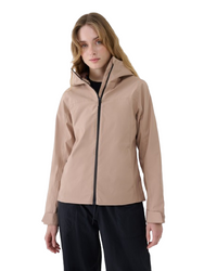 Kurtka techniczna damska 4F 4FWSS25TTJAF702 beż