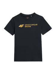 Koszulka chłopięca 4F HJZ22-JTSM003 granatowa