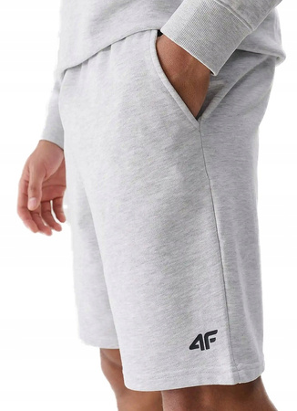 Spodenki dresowe męskie 4FWMM00TSHOM543 szare