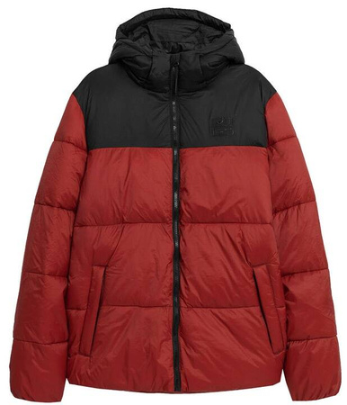 Kurtka Zimowa puchowa Męska 4F AW23TDJAM243 czerwona