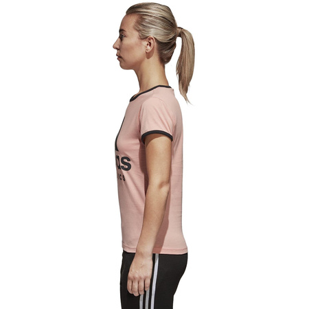 Koszulka Damska z dużym logo adidas Sid Slim Tee CF1440