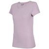 Koszulka T-shirt Damski 4F H4L22 TSD013 jasny fiolet