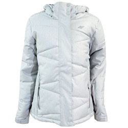 Dziecięca kurtka narciasrka 4F J4Z17 JKUDN401 szary