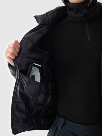 Kurtka narciarska puchowa z naturalnym wypełnieniem 4FWAW24TDJAM522 czarna