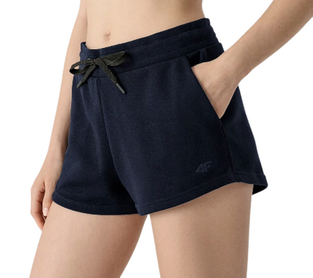 Krótkie Spodenki Szorty Damskie 4F NOSH4-SKDD350 GRANAT