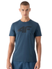 Koszulka T-shirt Męski 4F H4L22 TSM353 denim
