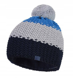 Czapka chłopięca Zimowa 4F HJZ22-JCAM006 niebieska