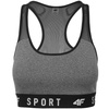 Stanik Treningowy Biustonosz sportowy 4F H4Z22 STAD350 szary