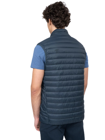 Bezrękawnik puchowy Kamizelka Pikowana Męska 4F H4Z22 KUMP001 granat