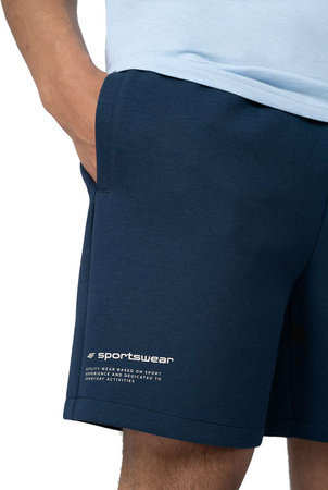 Krótkie Spodenki Męskie Dresowe granatowe 4FSS23-TSHOM054