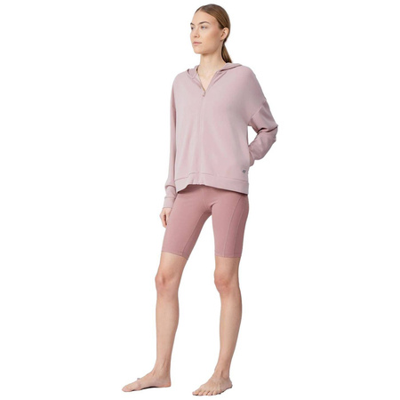 Bluza Damska 4F z kapturem H4L22 BLD027 różowa