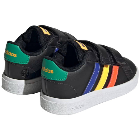 Buty Dziecięce adidas Grand Court Czarne HP8918