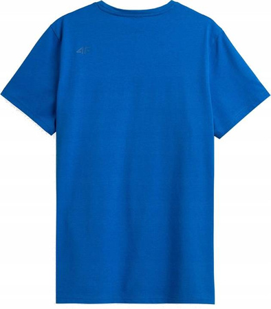T-SHIRT MĘSKI 4F NOSH4-TSM352 NIEBIESKI