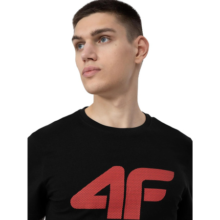 Koszulka 4F T-shirt Męski TSM353 H4L22 -TSM353 Czarny