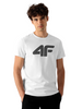Koszulka T-shirt Męski 4F H4Z22 TSM353 biały