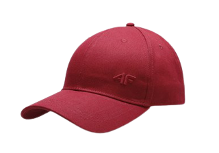 Czapka z daszkiem 4F 4FSS23-ACABM119 czerwony