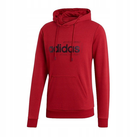 ADIDAS BLUZA MĘSKA EI4637 M BB HDY CZERWONY