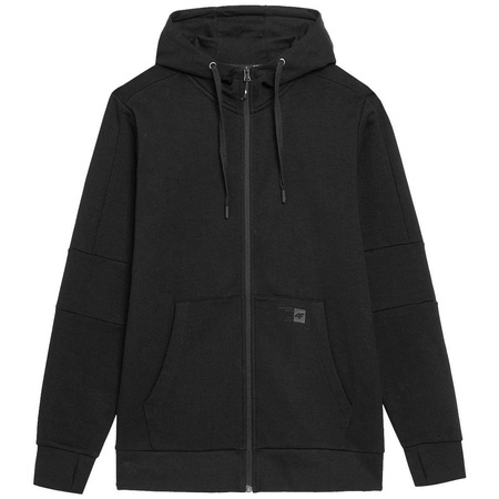 Bluza Męska Rozpinana z kapturem 4F H4Z22 BLM016 czarna