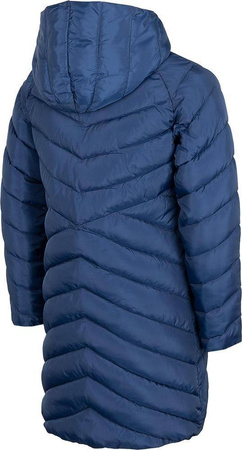 Kurtka Zimowa Płaszcz dziewczęcy 4F HJZ22 -JKUDP003 granat