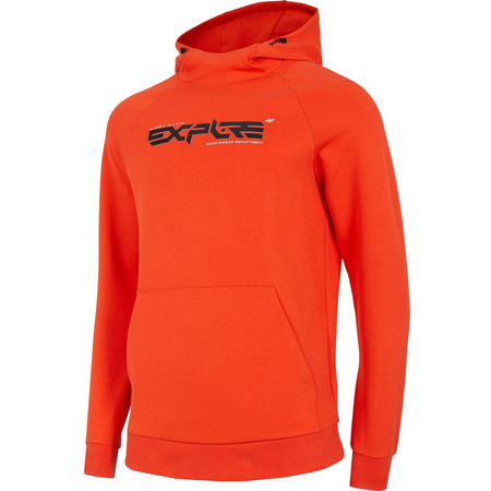 Bluza Męska 4F z kapturem H4L22-BLM012 pomarańcz