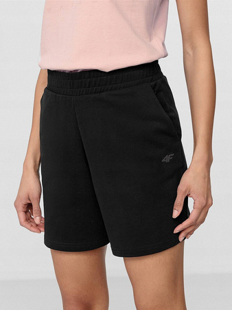 Spodenki damskie 4F sportowe H4L22 SKDD016 czarne 