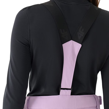 Spodnie narciarskie damskie 4F 4FWAW24TFTRF0754 jasny fiolet