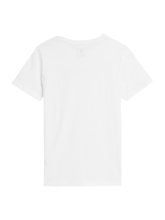 Koszulka dziecięca 4F biały 4FJSS23-TTSHM291