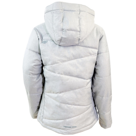 Dziecięca kurtka narciasrka 4F J4Z17 JKUDN401 szary