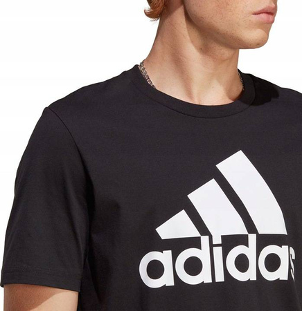 Koszulka Męska bawełniana adidas Essentials Single Jersey Big Logo IC9347