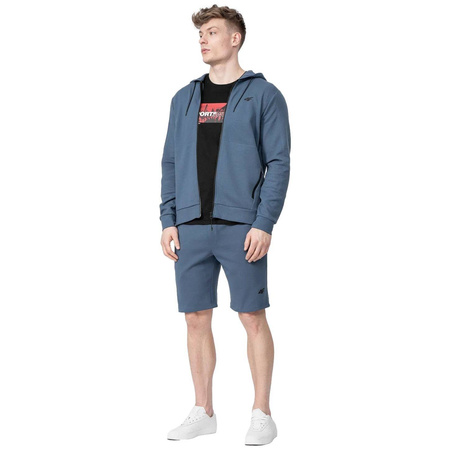Bluza męska 4F rozpinana H4L22 BLM014 denim