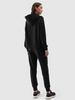 Spodnie dresowe damskie czarne 4F WSS24 TTROF606