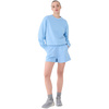 Bluza damska bez kaptura 4FWMM00TSWSF1765 denim