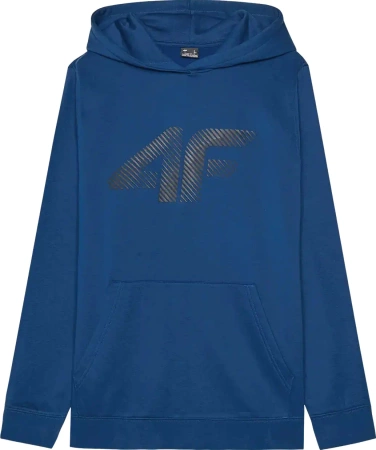 Męska bluza dresowa z kapturem 4FWMM00TSWSM1766 morski