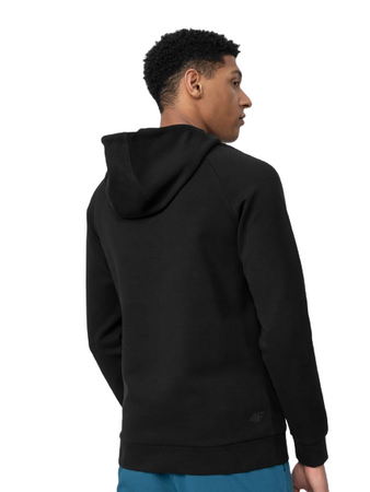 Bluza Męska 4F z kapturem H4L22-BLM012 czarna