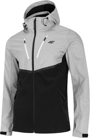 SOFTSHELL MĘSKI 4F H4Z19-SFM003 SZARY