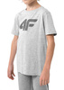 Koszulka T-shirt chłopięcy 4F HJZ22 -JTSM002 szary