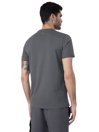 Koszulka Męska 4F szary 4FSS23-TTSHM309