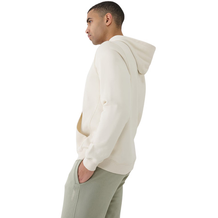 Bluza męska z kapturem 4F 4FWSS25TSWSM1585 kremowa