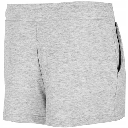 Krótkie Spodenki Dresowe 4F 4FAW22 TSHOF073 jasny szary