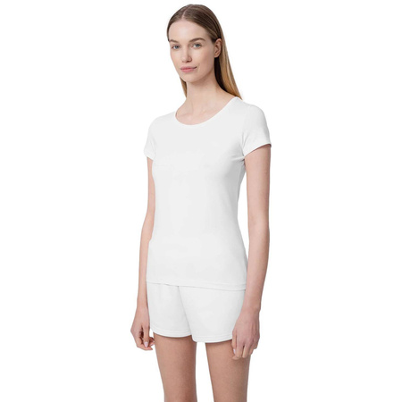 Koszulka T-shirt Damski 4F H4L22 TSD353 biały