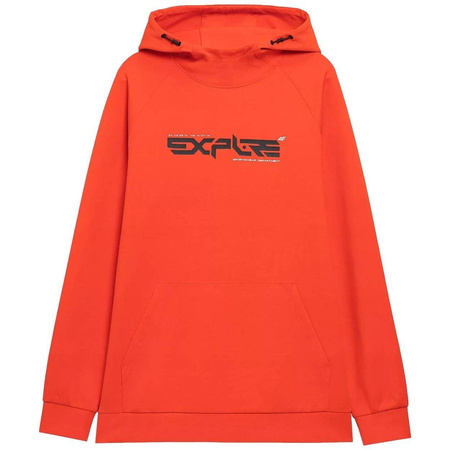 Bluza Męska 4F z kapturem H4L22-BLM012 pomarańcz