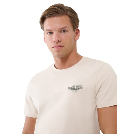 Koszulka męska t-shirt 4F 4FWSS25TTSHM1974 kremowy