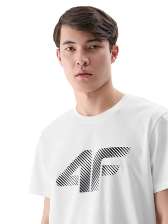 T-shirt koszulka męska 4F 4FWMM00TTSHM2257 biały