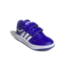 Buty dziecięce sportowe na rzepy adidas IH8013 HOOPS 3.0 niebieskie