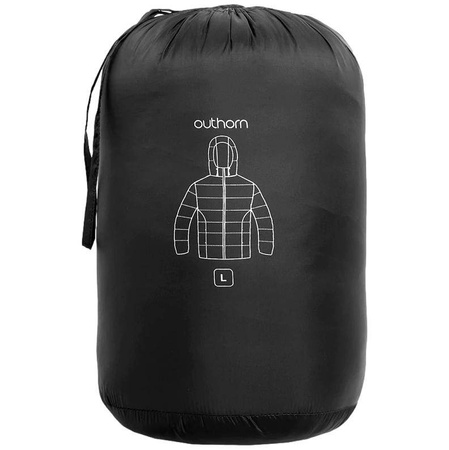 Kurtka puchowa Męska Outhorn AW22 TDJAM017 czarna