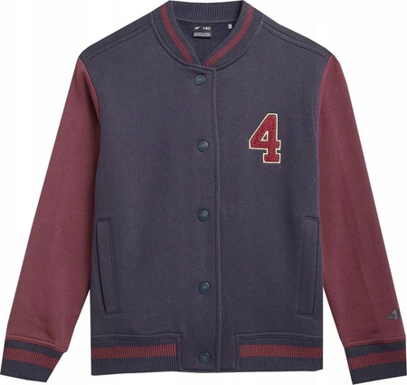 Bluza dresowa bejsbolówka chłopięcaTSWSM635 granat